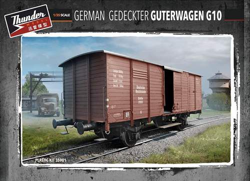 THU35901 GERMAN RAILWAY WAGON GEDECKTER GUTERWAGEN G10 <DIV STYLE=DISPLAY:NONE>G2B3235901</DIV>
