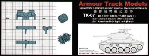 TU02037 US T-72E1 M24 CHAFFEE (EARLY) STEEL TYPE.  <DIV STYLE=DISPLAY:NONE>G2B9362037</DIV>