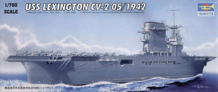 TU05716 USS LEXINGTON CV2 05/1942