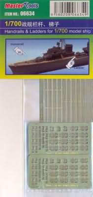TU06634 PHOTO-ETCH HANDRAILS & LADDERS FOR 1/700 SHIPS