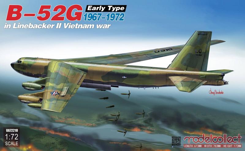 UA72210 BOEING B-52G EARLY TYPE IN LINEBACKER II VIETNAM WAR 1967-1972 <DIV STYLE=DISPLAY:NONE>G2B8085072210</DIV>