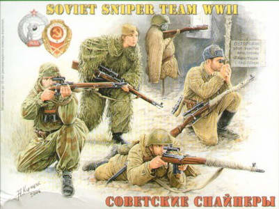 ZVE3597 SOVIET SNIPER TEAM