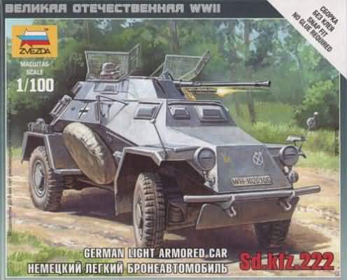 ZVE6157 GERMAN LIGHT ARMORED CAR SD.KFZ.222