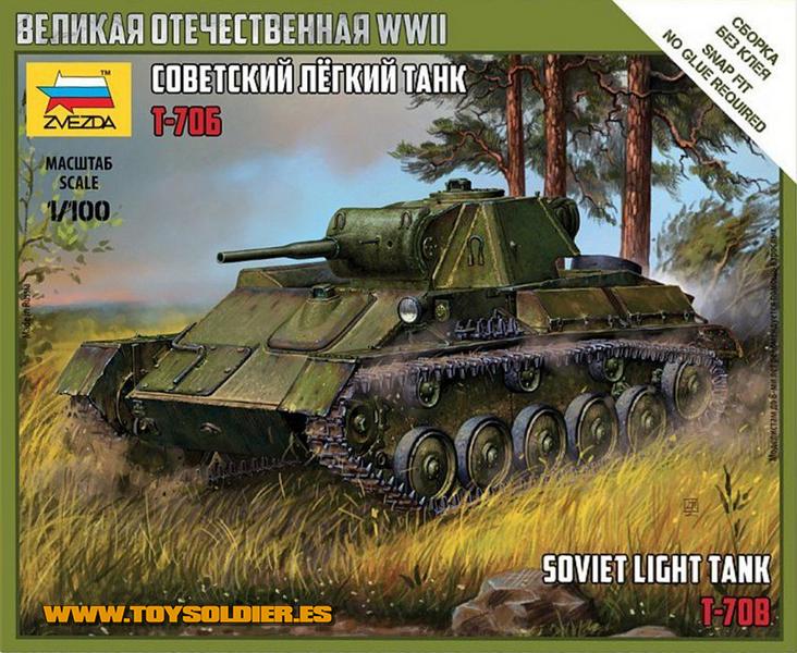 ZVE6290 T-70B SOVIET TANK