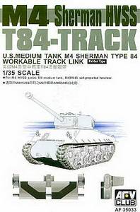 AF35033 M4 SHERMAN HVSS T84 TRACKS <DIV STYLE=DISPLAY:NONE>G2B2935033</DIV>