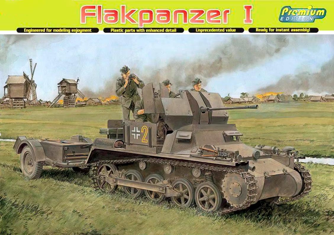 DN6577 GERMAN SELF-PROPELLED ANTICRAFT GUN SD.KFZ.101 FLAKPANZER I